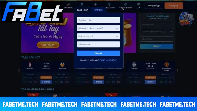 đăng ký fabet