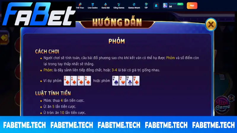 Chiến thuật chơi Phỏm hiệu quả Chiến thuật chơi Phỏm hiệu quả