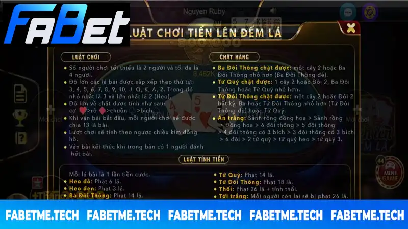 Cách chơi tiến lên miền nam Fabet Cách chơi tiến lên miền nam Fabet